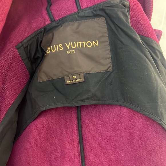 Louis Vuitton wool Jacket leather trim size 38 - Picture 12 of 15